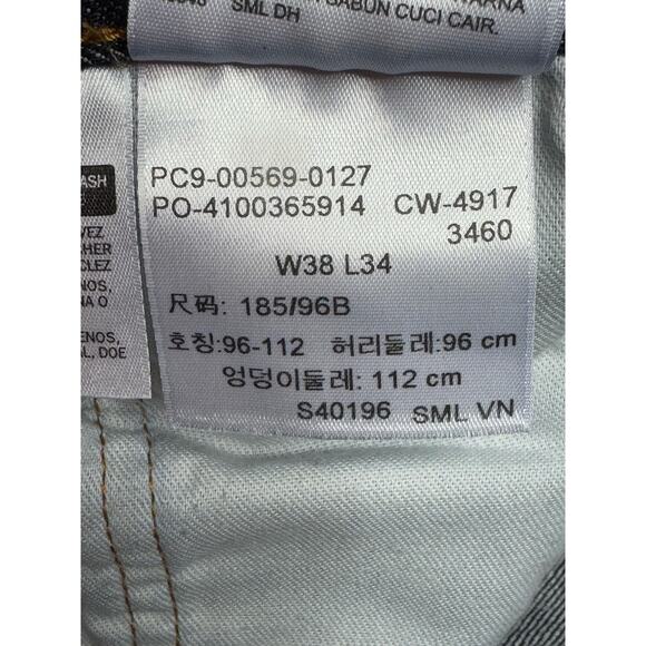 Levi's 569 Men's Loose Straight Fit Blue Denim Jeans - Size 38x31 - Picture 7 of 7